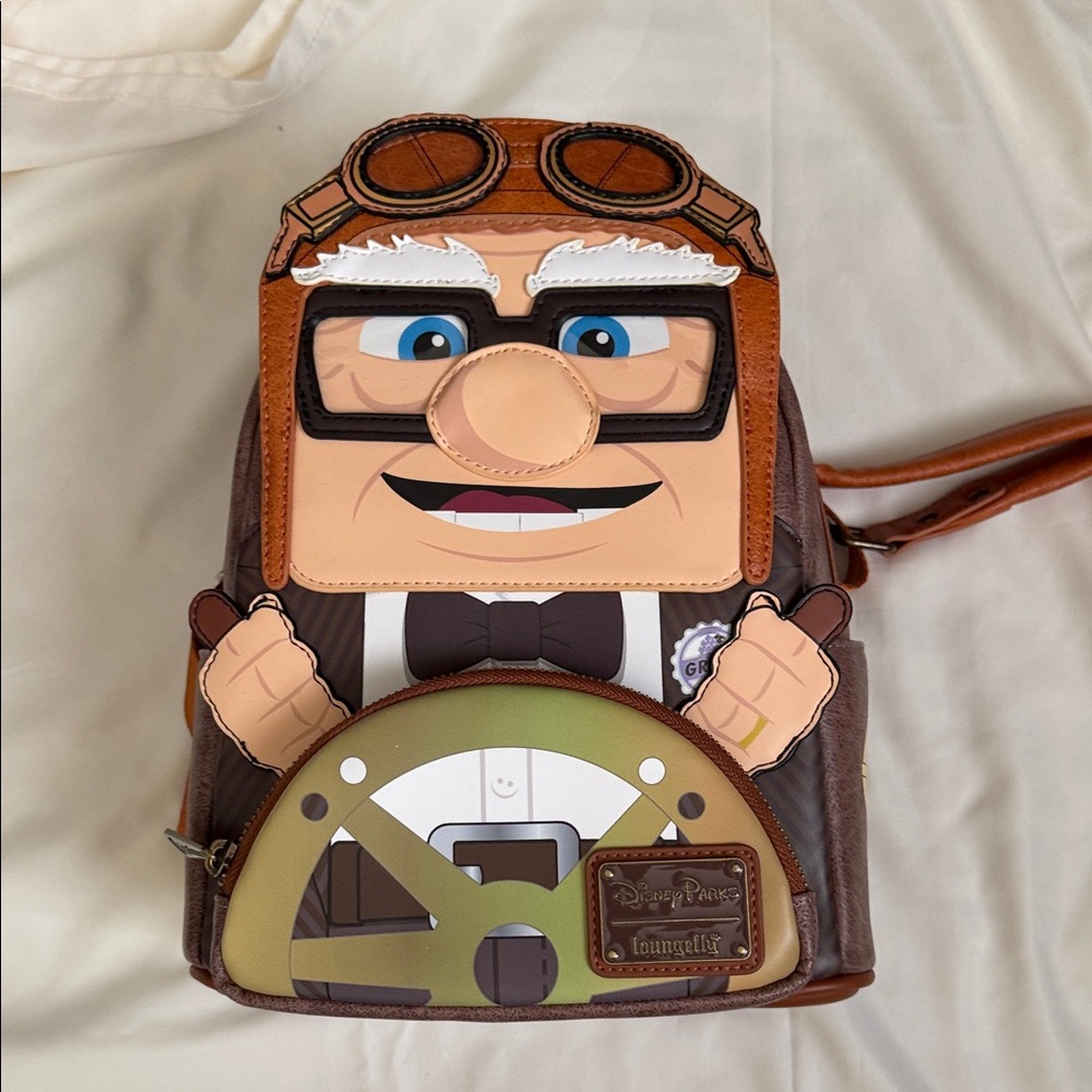 Loungefly Brown and Tan Adventure Backpack